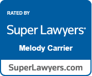 Rated by | Super Lawyers | Melody Carrier | SuperLawyers.com